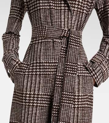 Prince of Wales check jumpsuit | Norma Kamali