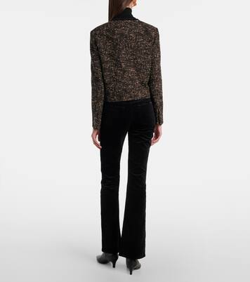 Pantalones Leggy Bootcut de terciopelo en mezcla de algodón | 7 For All Mankind