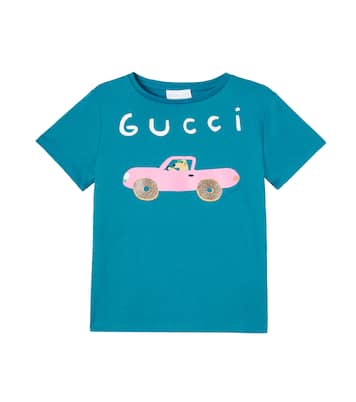 x Euan Roberts – T-shirt imprimé en coton | Gucci Kids