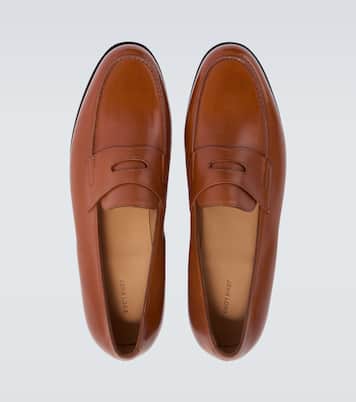 Lopez leather penny loafers | John Lobb