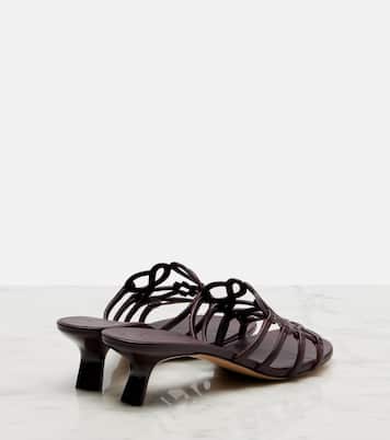 Petal Anagram 45 leather mules | Loewe