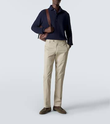 Pantalon chino en coton mélangé | Lardini