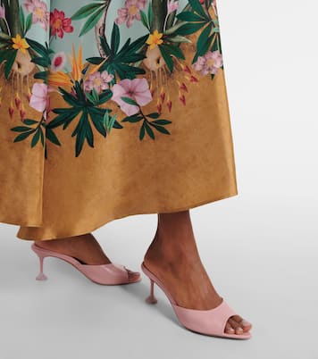 Bisous 65 leather mules | Aquazzura