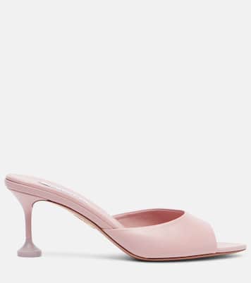 Bisous 65 leather mules | Aquazzura