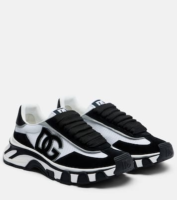 DG Country Road suede-trimmed sneakers | Dolce&Gabbana