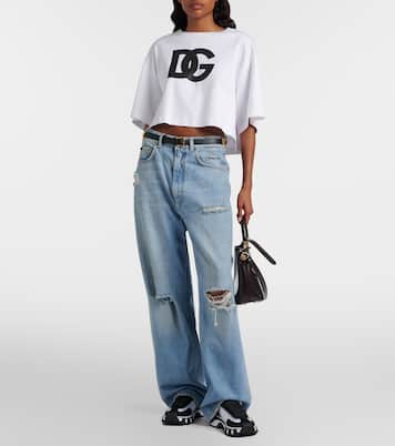 DG Country Road suede-trimmed sneakers | Dolce&Gabbana