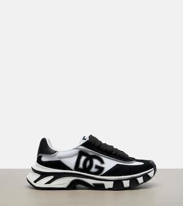 DG Country Road suede-trimmed sneakers | Dolce&Gabbana