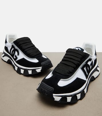 DG Country Road suede-trimmed sneakers | Dolce&Gabbana