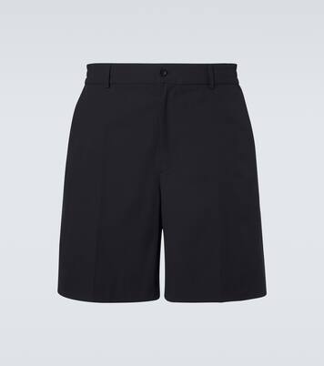 Short en seersucker et cuir | Moncler