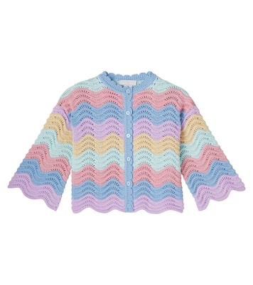 Cardigan rayé en coton | Stella McCartney Kids