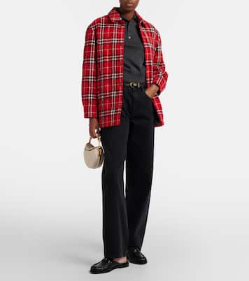 Wattierte Jacke Burberry Check aus Wolle | Burberry