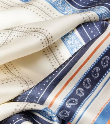 Printed silk twill scarf | Toteme