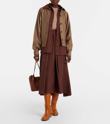 Pablo Walk leather knee-high boots | Loro Piana