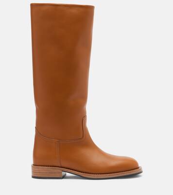 Pablo Walk leather knee-high boots | Loro Piana