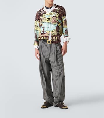 Medusa cotton-blend jersey T-shirt | Versace