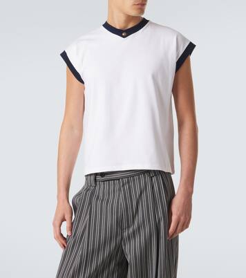 Medusa cotton-blend jersey T-shirt | Versace