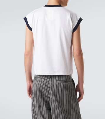Medusa cotton-blend jersey T-shirt | Versace