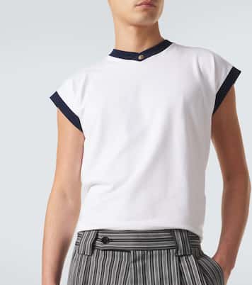 Medusa cotton-blend jersey T-shirt | Versace