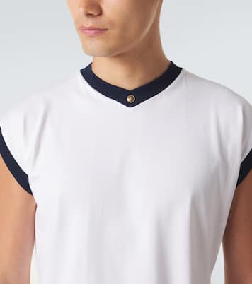 Medusa cotton-blend jersey T-shirt | Versace