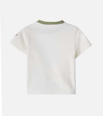 Bebé - camiseta en mezcla de algodón con logo  | Moncler Enfant