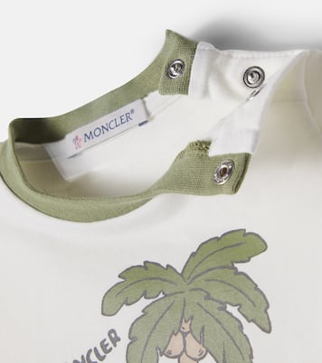 Bebé - camiseta en mezcla de algodón con logo  | Moncler Enfant