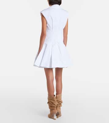 Cotton poplin shirt dress | Balmain