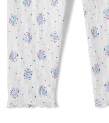 Legging Anandou en coton mélangé à fleurs | Louise Misha