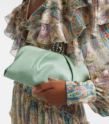 Tequila embellished clutch | Aquazzura