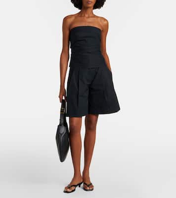 White Label Clio cotton-blend Bermuda shorts | Proenza Schouler