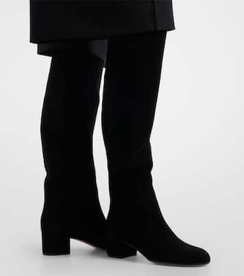 Suede knee-high boots | Gianvito Rossi