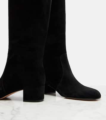 Suede knee-high boots | Gianvito Rossi
