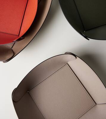Vide-poches Safran Medium en cuir | Giobagnara