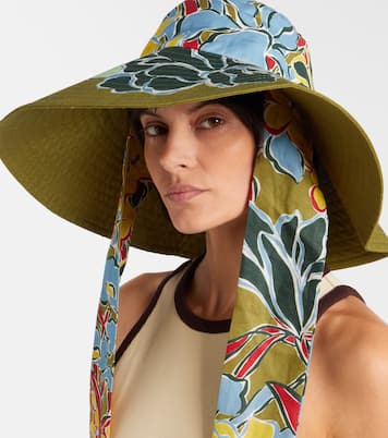 Solstice floral cotton sun hat | Alémais