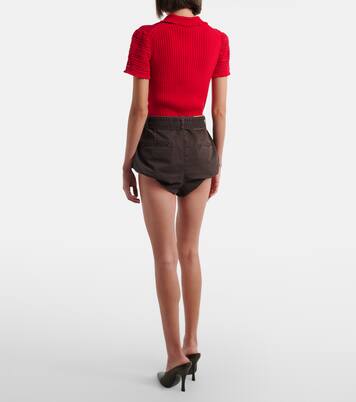 Shorts aus Baumwoll-Canvas | Magda Butrym