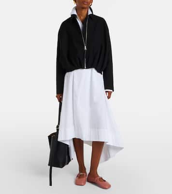 Pebble Soft leather Mary Jane flats | Loewe