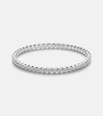 Stretchy 18kt white gold bracelet with diamonds | Bucherer Fine Jewellery