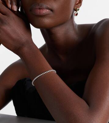 Stretchy 18kt white gold bracelet with diamonds | Bucherer Fine Jewellery