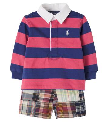Baby cotton polo shirt and shorts set | Polo Ralph Lauren Kids