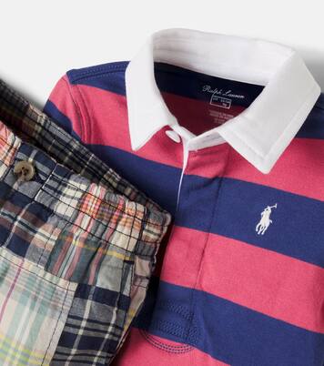 Baby cotton polo shirt and shorts set | Polo Ralph Lauren Kids