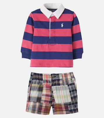 Baby cotton polo shirt and shorts set | Polo Ralph Lauren Kids