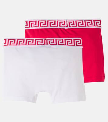 Set of 2 cotton-blend boxer briefs   | Versace Kids