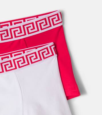 Set of 2 cotton-blend boxer briefs   | Versace Kids