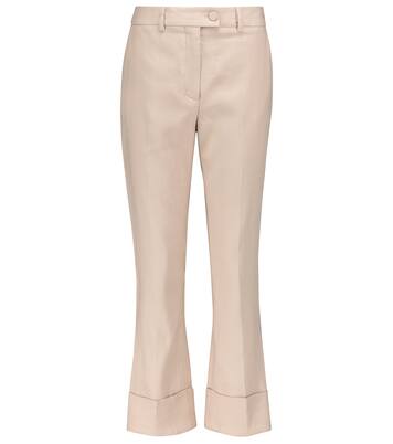 Pantalon droit Kiko en lin mélangé | Altuzarra