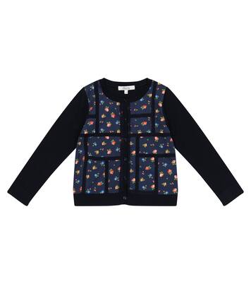 Liberty-print floral cotton cardigan | Bonpoint
