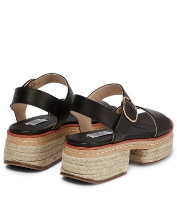 Espadrille-Sandalen Ryka aus Leder | Gabriela Hearst