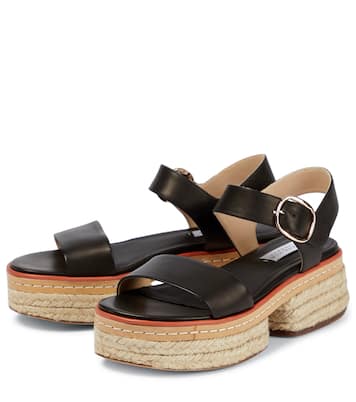 Espadrille-Sandalen Ryka aus Leder | Gabriela Hearst
