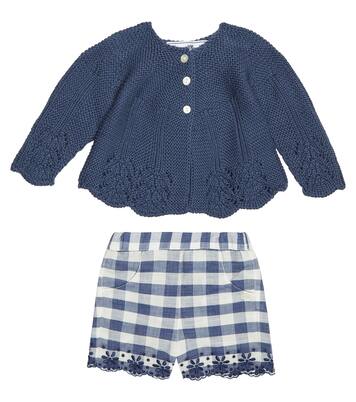 Baby - Cardigan con shorts in cotone | Tartine et Chocolat
