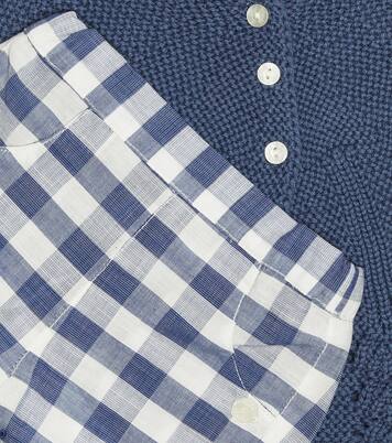 Baby - Cardigan con shorts in cotone | Tartine et Chocolat