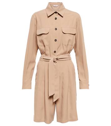 Madre silk playsuit | Max Mara