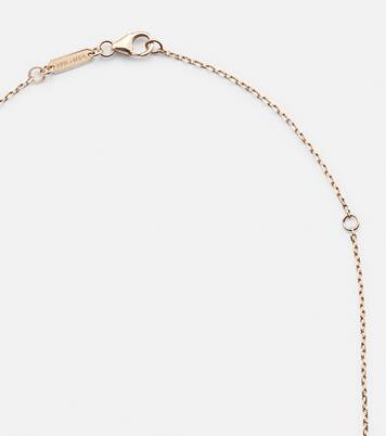 Halskette aus 18kt Gelbgold (750/1000) mit Diamanten und Smaragden | Suzanne Kalan